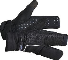 Craft siberian 2.0 road 3-finger gloves black