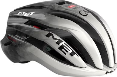 Casco Met Trenta 3K Carbon Mips Team UAE Emirates XRG 2025 Road Negro/Blanco