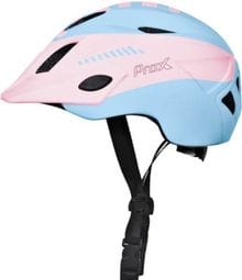 ProX Casque de vélo enfant avec éclairage Rose/Bleu - Filles