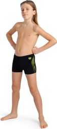 Arena Swim Short Kids Swimsuit Black Green