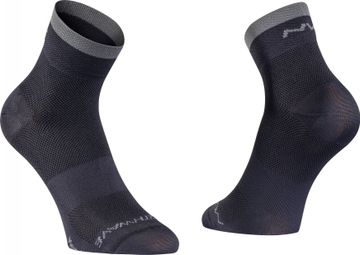 Paar Northwave Origin High Socks Zwart / Grijs