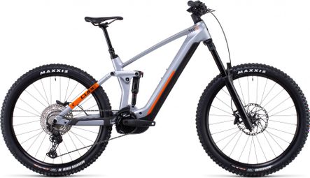 Cube Stereo Hybrid 160 HPC SL 750 Shimano Deore/XT 12V 750 Wh 27.5'' Silver / Orange 2022