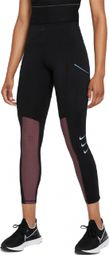 Mallas 3/4 Nike Dri-Fit Run Division Epic Luxe Mujer Negro Rojo