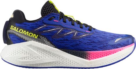 Chaussures Running Salomon Aero Glide 4 Bleu/Rose Homme