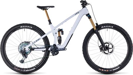 VTT Tout-Suspendu Cube Stereo One77 C:68X SLT 29 Sram X01 Eagle AXS 12V 29'' Blanc Flash