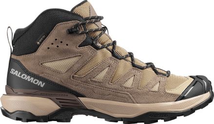 Salomon X Ultra 360 Leather Mid GTX Wandelschoenen Bruin Heren