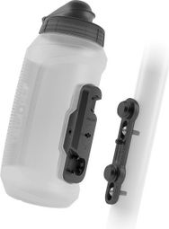 Bidón compacto Fidlock Twist 750 ml + Fijación para base de bicicleta Transparente