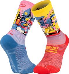 BV Sport Run Marathon High Socks, London, Multicolor
