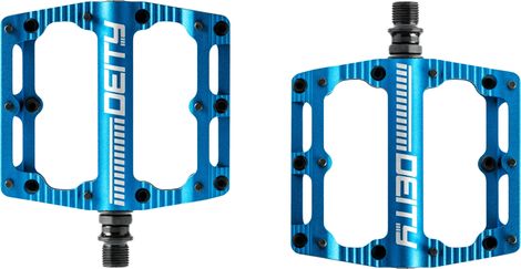 Paire de Pédales Plates Deity Black Kat Bleu