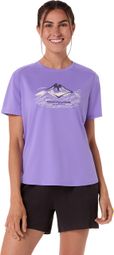 Asics Fujitrail Logo Purple Women's Short Sleeve Shirt