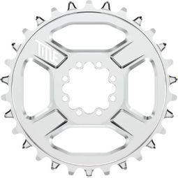 CR1 Direct Mount 8-Screw Shimano 12V Chrome Chainring