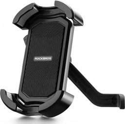 Support de téléphone portable pour vélo antichoc - Rétroviseur noir