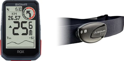 Sigma ROX 4.0 HR Bundle GPS-Computer Schwarz