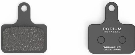 Paire de Plaquettes AMP Podium - Shimano Dura-Ace/Ultegra/XTR M9100 - Revêtement Ceramic/Métallique