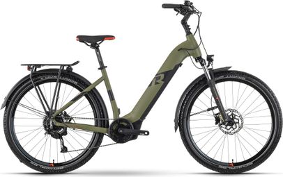 Raymon CrossRay E 5.0 Wave Tektro M350 9V 500 Wh 27.5'' Verde Mate 2023