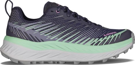 Lowa Fortux Trailschoenen Paars/Groen Dames