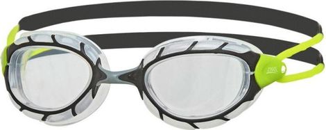 Lunettes Zoggs PREDATOR BLACK LIME CLEAR Regular Fit - Lunettes Triathlon et natation