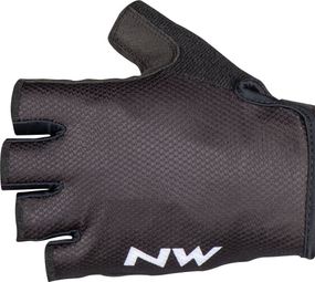 Paar korte handschoenen Northwave Active Black