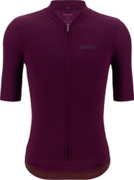 Santini Sensation Unisex-Trikot mit kurzen Ärmeln in Bordeaux