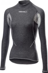 Castelli Damen-Langarmtrikot FLANDERS 2 WARM Grey