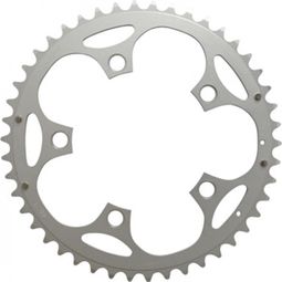 INGRANAGGIO STRADALE 5BRA D.110 STRONGLIGHT DURAL 46DTS EXTERIEUR ARGENT TIPO SHIMANO 8-9V.