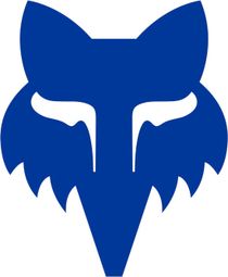 Fox Head sticker 18 cm blauw