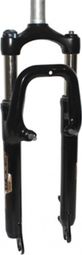 FOURCHE VTT 26   ZOOM 386MLO A RESSORT NOIR REGLABLE-BLOCABLE DEB. 60MM PIVOT LISSE 296mm 1''1-8-28 6 EXTERIEUR COMPATIBLE V-BRAKE-DISC