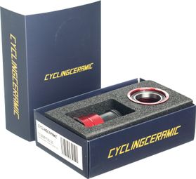 CyclingCeramic Pressfit 30-30 Bottom Bracket Red