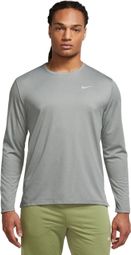 Nike Dri-Fit UV Miler Long Sleeve Jersey Grey