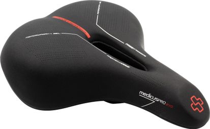 Selle Wittkop Medicus Pro Evo 3.0 City Noir - Confort Optimal pour Cyclistes Urbains