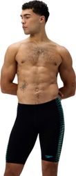 Heren Speedo Endurance+ MAX Tech Panel Jammer Zwart/Turkoois