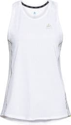 Camiseta de tirantes Odlo Zeroweight Chill-Tec para mujer blanca