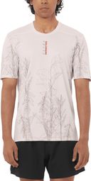Salomon S/Lab Ultra Print T-shirt met korte mouwen, wit/rood, heren