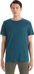 Kurzarmshirt Merino Icebreaker Tech Lite II Grün S