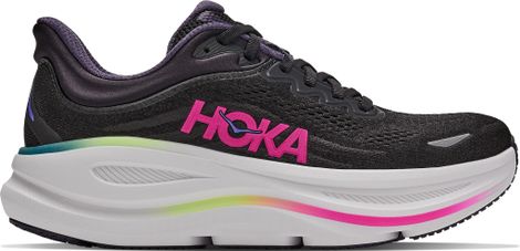 Hoka Bondi 9 Running Shoes, Black/Multicolor, Women's