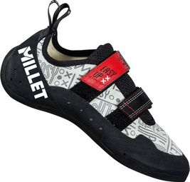 Chaussons d'Escalade Millet Easy Up Gris/Rouge