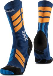 Chaussettes X-Socks X-Country Perform Crew Bleu/Orange