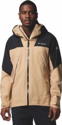 Heren Columbia Northwest Explorer 3L Beige Waterdichte Jas