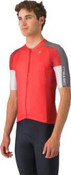 Castelli Entrata 6 Men's Short Sleeve Jersey Red Grey