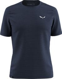 Camiseta técnica de hombre Salewa Puez Hybrid Dry Azul