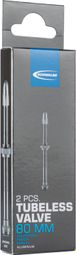 Par de Válvulas Tubeless <p>Schwabe</p>Presta Negro