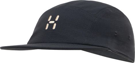 Haglöfs Brand Five-Panel Cap, Black, Unisex 