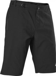 Pantalón Corto con Piel Fox Ranger Iner Negro