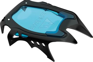 Steel front parts of Harfang Mono Blue Ice Black cleats