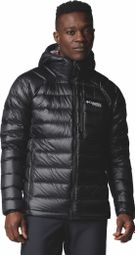 Columbia Arctic Crest Daunenjacke mit Kapuze Schwarz