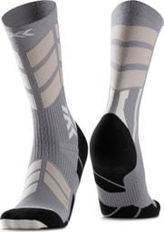 X-Socks X-Country Perform Merino Crew Socken Grau/Sand