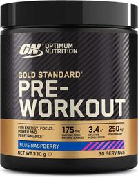 Pre-workout Gold Standard (330gr) - Optimum Nutrition - Blue Raspberry -  Preworkout