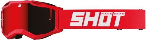 Shot Assault 2.0-bril, Solid Iridium, glanzend rood
