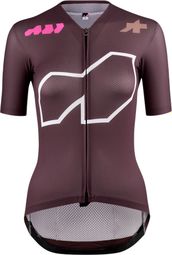 Assos Dyora R S11 We are the A Bordeaux damesfietsshirt met korte mouwen