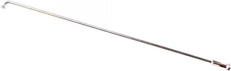 RAYON 2.3 MM INOX ARGENT L130 AVEC ECROU (X1) MACH1